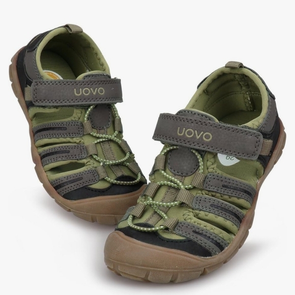 UOVO Boys Sandals Kids Sandals Hiking Athletic Closed-Toe Beach Summer Sandals-3 - Picture 7 of 7